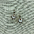 Ohrringe „Maria“ mit rundem, filigran gefasstem Swarovski®-Kristall