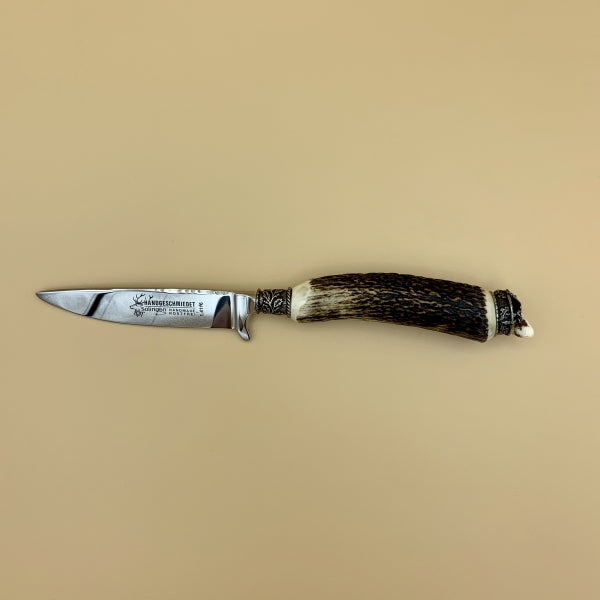 Trachtenmesser „Grandl“ mit Horngriff, Metallkappe und Grandl-Imitation