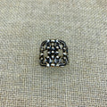 Runder Krawattenring „1“ aus Metall