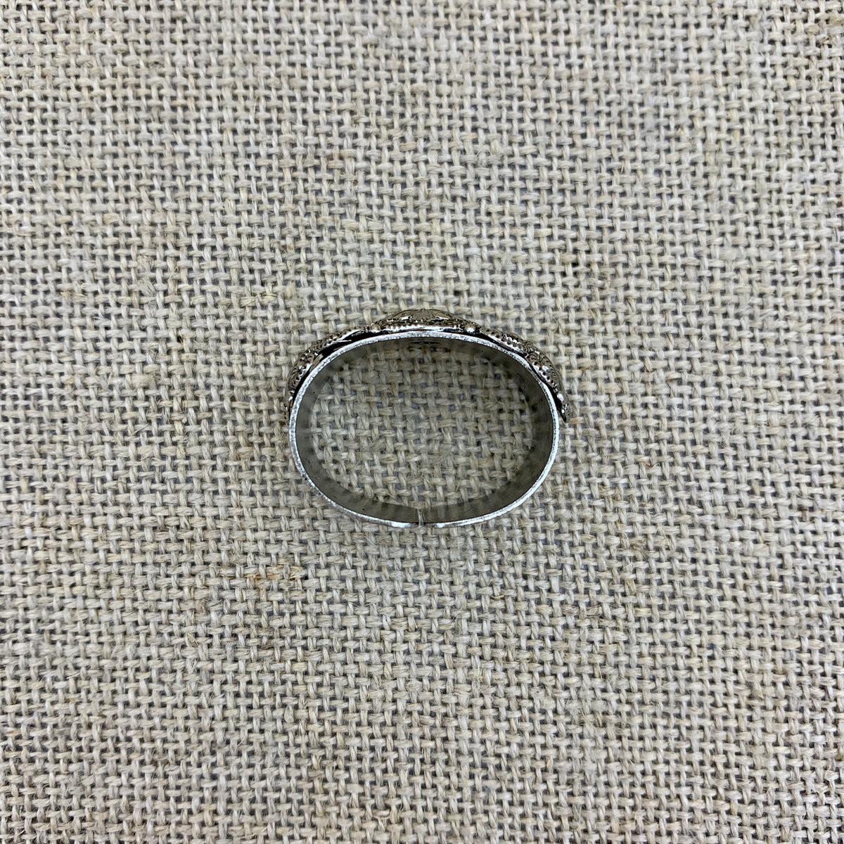 Krawattenring „5“ aus Metall für die Trachtenkrawatte