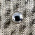 Kugelknopf in Altsilber, klassischer Westenknopf