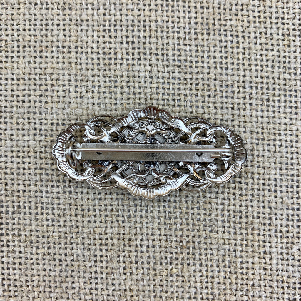 Anstecknadel „Franz Josef“ in Altsilber mit Profilbild