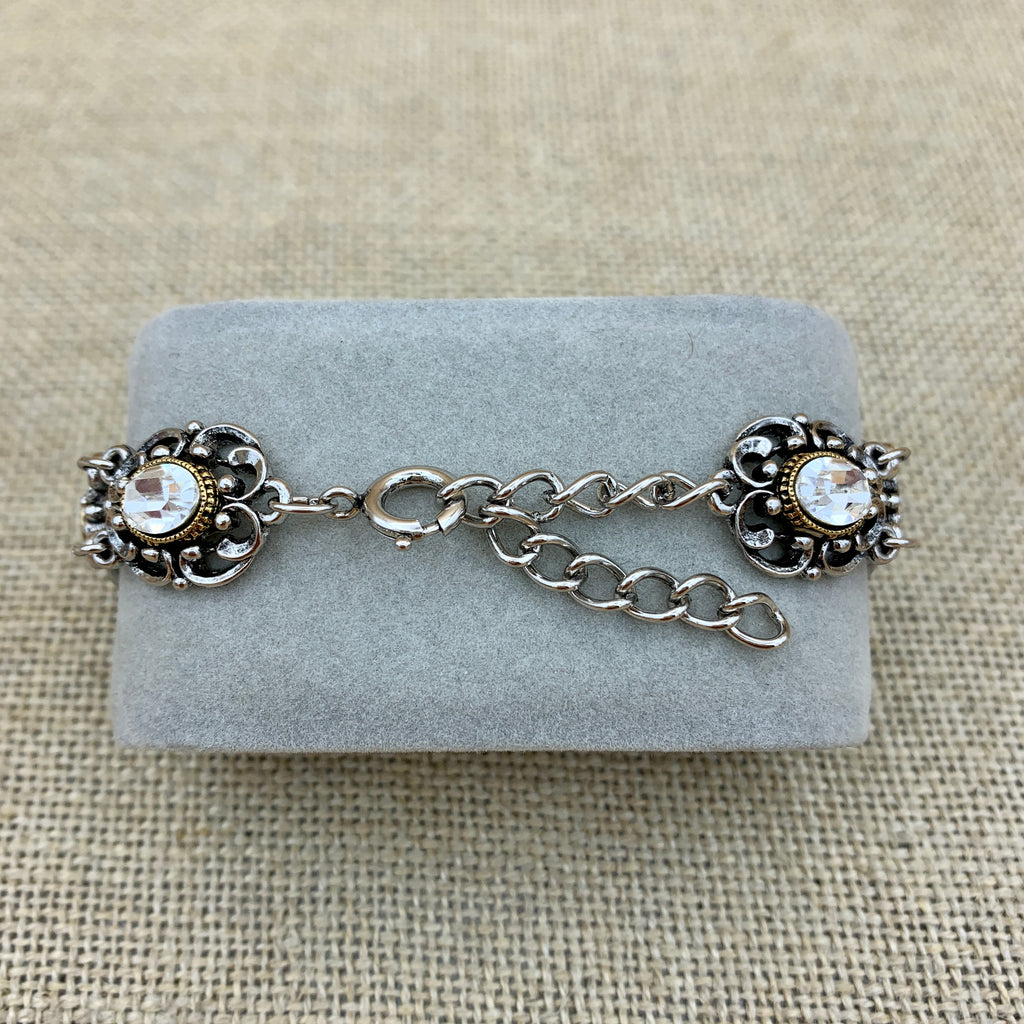 Gliederarmband „Theresa“ mit Swarovski®-Kristallen