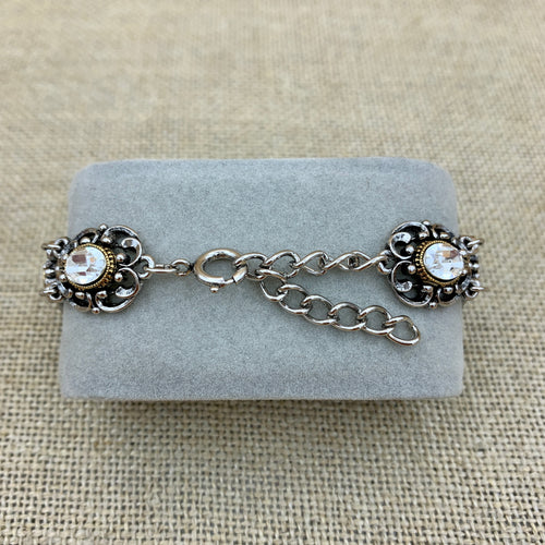 Gliederarmband „Theresa“ mit Swarovski®-Kristallen