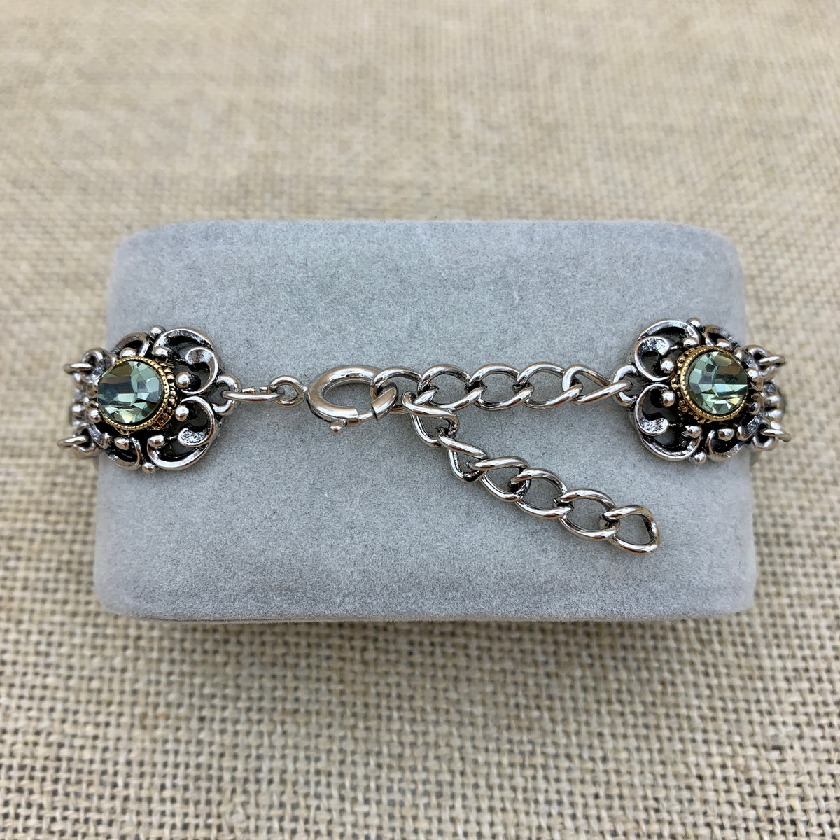 Gliederarmband „Theresa“ mit Swarovski®-Kristallen
