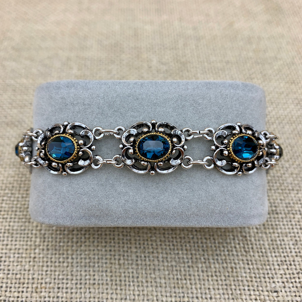 Gliederarmband „Theresa“ mit Swarovski®-Kristallen