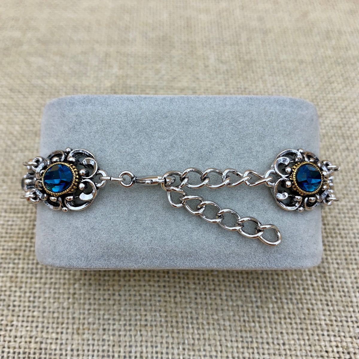 Gliederarmband „Theresa“ mit Swarovski®-Kristallen