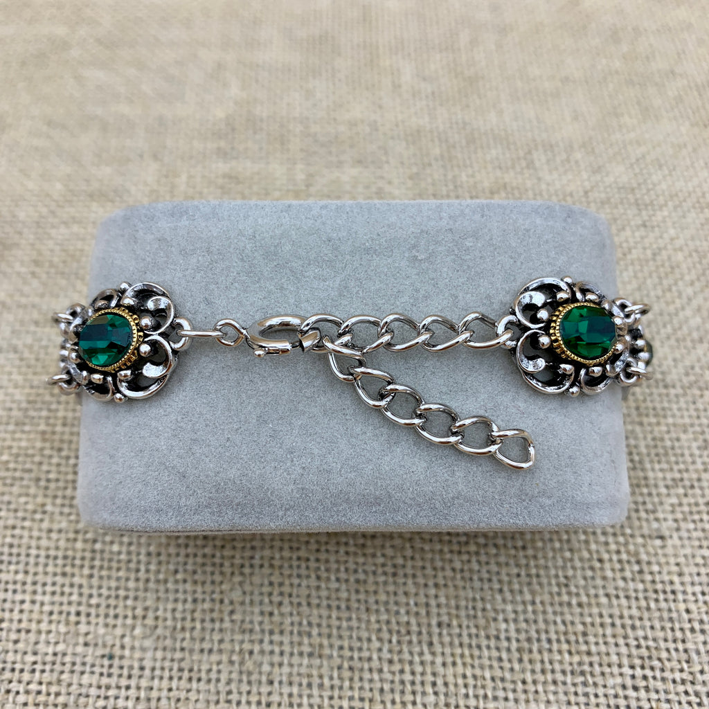 Gliederarmband „Theresa“ mit Swarovski®-Kristallen