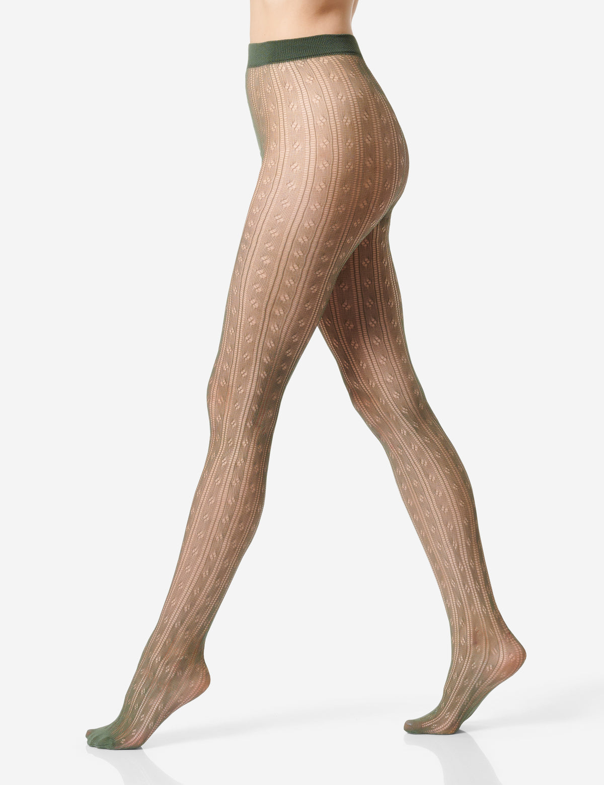 Netzstrumpfhose „Jasmin“ mit filigranem Ajourmuster
