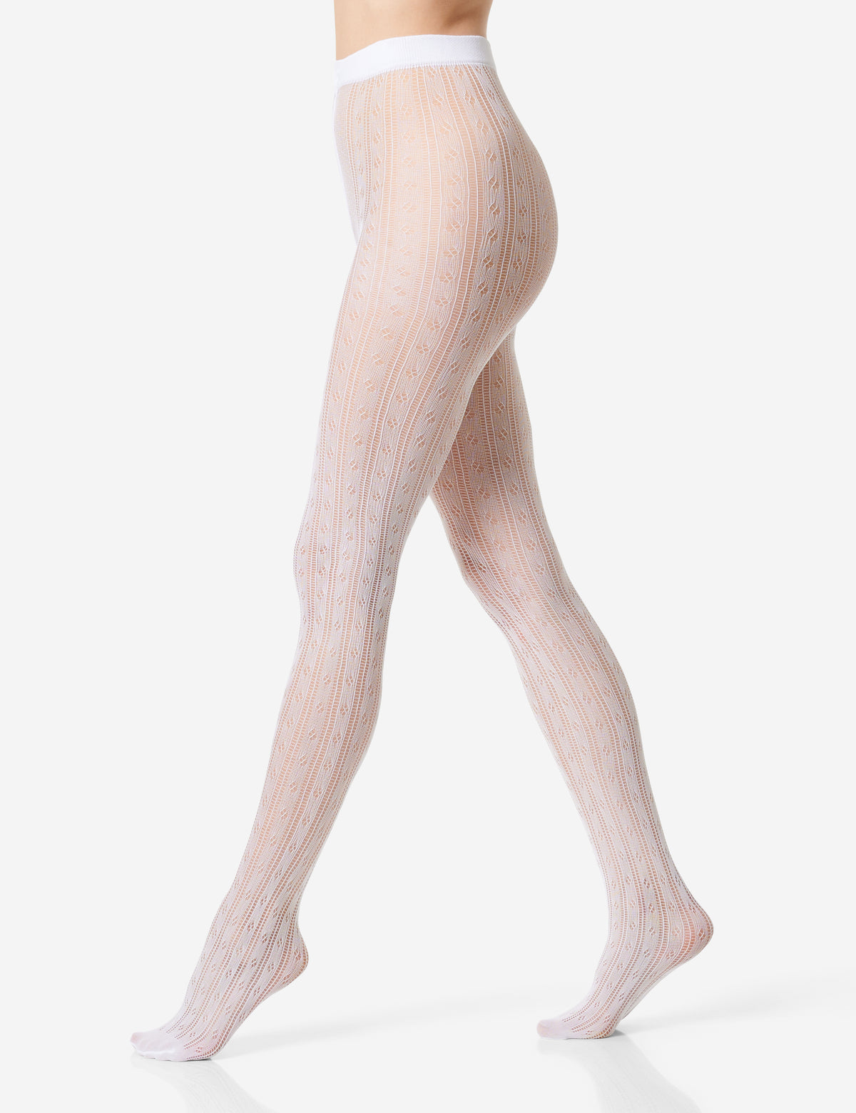 Netzstrumpfhose „Jasmin“ mit filigranem Ajourmuster